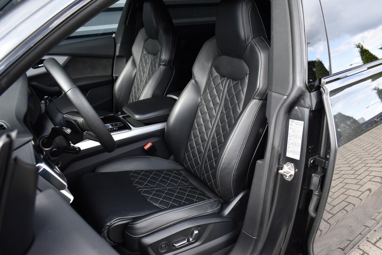 Audi Q8 55 TFSI e Quattro Pro Line S | ACC | RS-Seats | Head-Up | B&O | Softclose | 22'' Wielen | Stuurverwarming | Matrix | Nachtzicht |