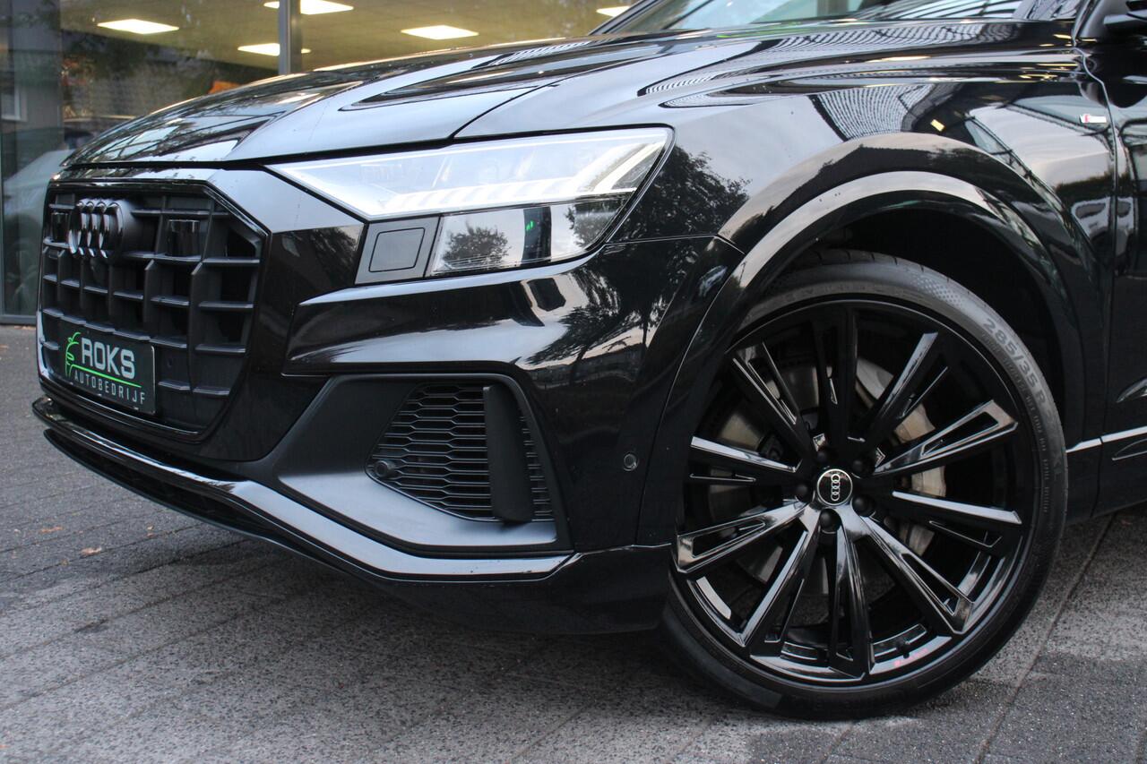 Audi Q8 55 TFSI e Quattro Pro Line S Black-Optic 360Camera/Headup/Keyless/SoftClose/B&O/Leder/Luchtvering/Panoramadak/23inch
