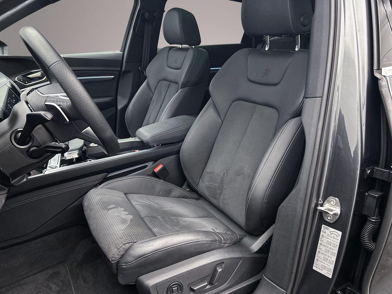 Audi Q8 e-tron 50 quattro S Edition 95 kWh 340 PK | Panoramadak | Head-Up | Trekhaak| Comfortsleutel | 21-Inch | Matrix | Stoel/stuurverwarming | Ambient-Lightning |