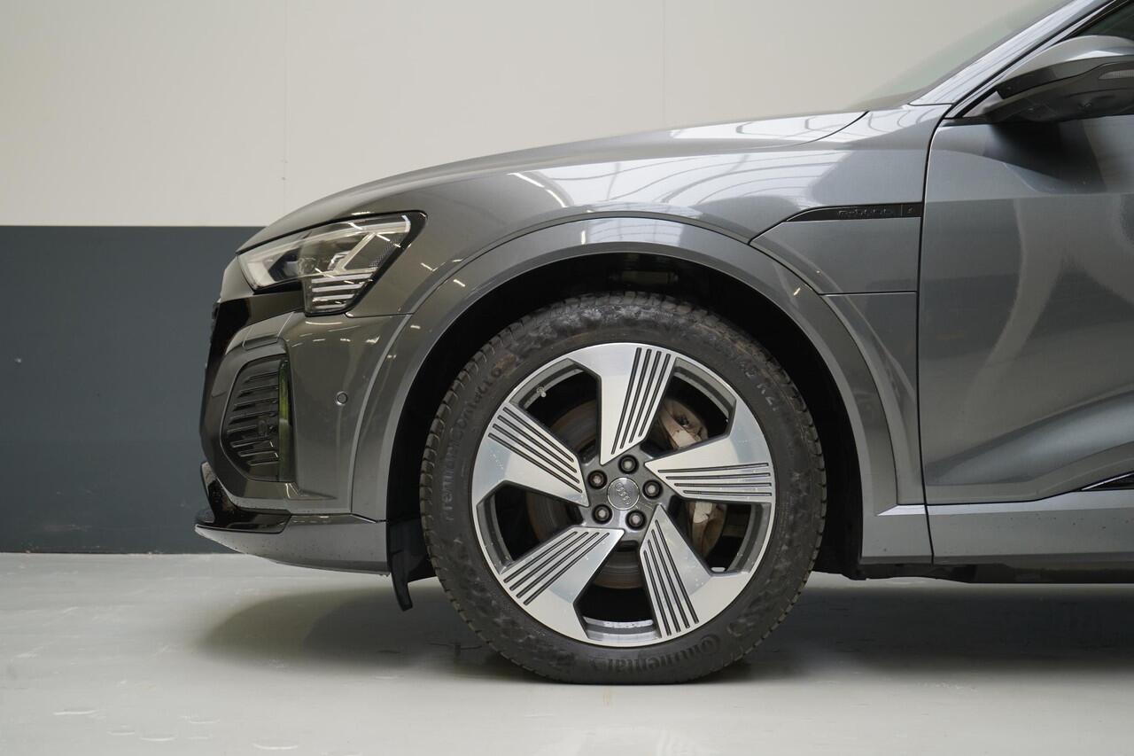 Audi Q8 e-tron 55 quattro 408pk S Edition 115 kWh | Head-Up | BTW | Panoramadak | Leder | Keyless | Trekhaak afn. | B&O