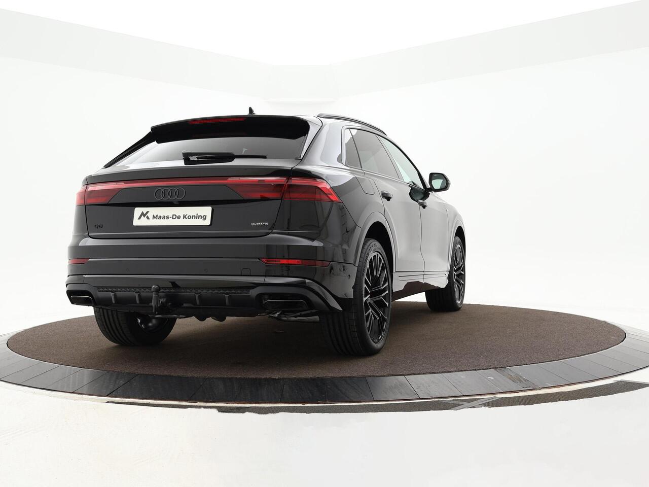 Audi Q8 55 TFSI e quattro Pro Line S 394 PK · B&O Premium 3D · Vierwielbesturing · Assist parking plus, remote · Trekhaak elek. wegklapbaar