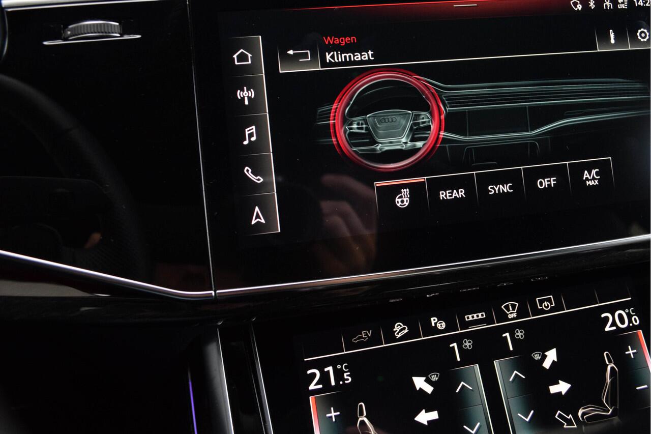 Audi Q8 55 TFSI e Quattro / B&O advanced/ ABT/ 23 inch/ Panoramadak/ Trekhaak/ 280kW (381PK)