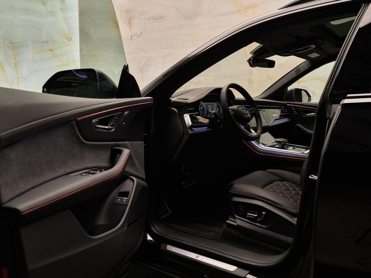 Audi Q8 60 TFSI e Quattro Pro Line S Competition, pano, 4W-best, B&O, OLED, S sportstoelen, Laserlicht, tr.haak, 23", NP163k