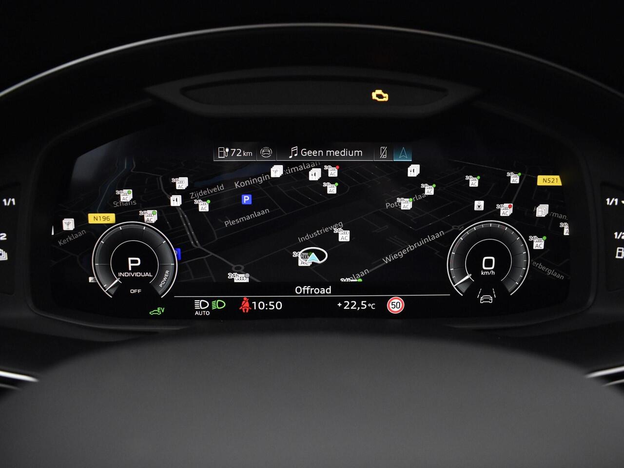 Audi Q8 60 TFSIe 490pk Quattro S Line Competition · Luchtvering · 360 Camera · Servosluiting · Panoramadak · Elek. trekhaak · Stoelventilatie · 22'' Inch · Garantie t/m 12-02-2028 of 90.000km