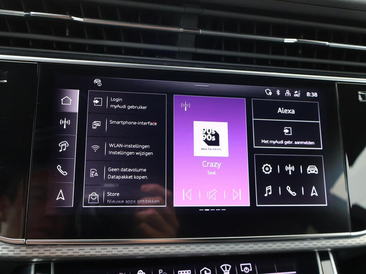 Audi Q8 60 TFSI e quattro Pro Line S Competition | 490 PK | SoH 100% | 23" wielen | Panoramadak | Trekhaak wegklapbaar | B & O Premium 3D | Head-up display | 360 graden camera| S line |