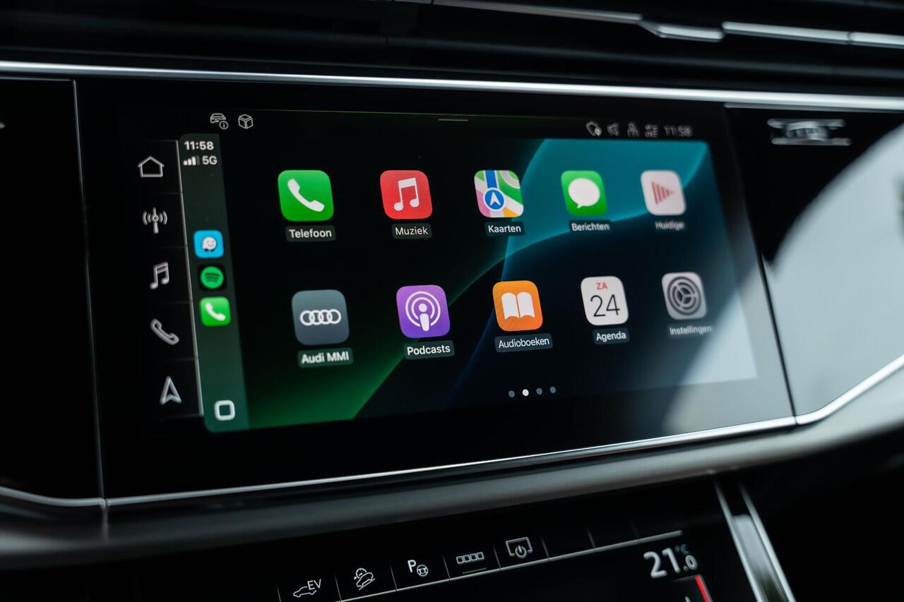 Audi Q8 55 TFSI e quattro |Pano |Luchtvering |Soft close |RS zetels |360° |Sfeer |ACC