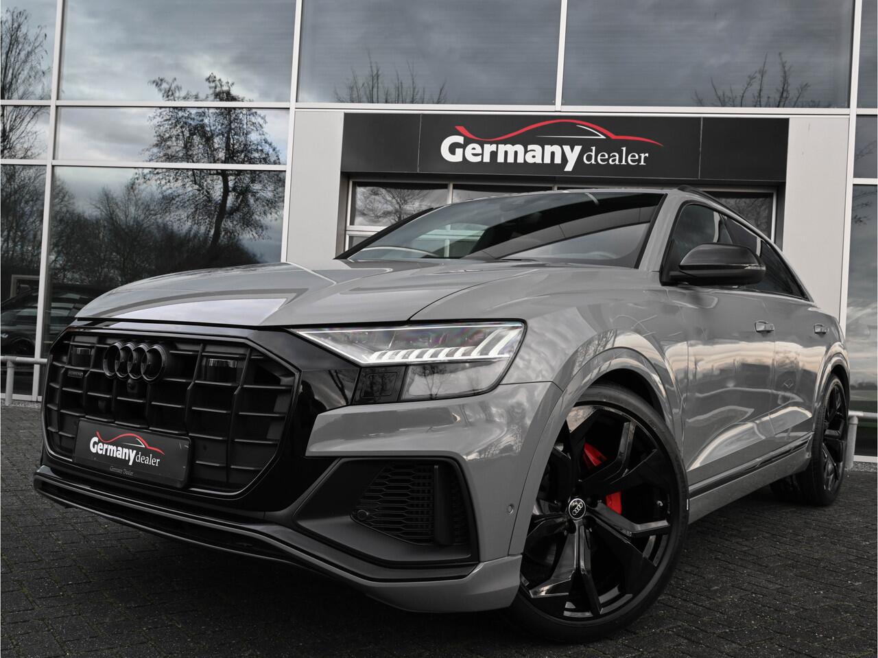 Audi Q8 55TFSI 340PK Quattro Nardo! 4W-best. RS-Zetels Carbon Softclose B&O Lucht Tr-Haak VOL!