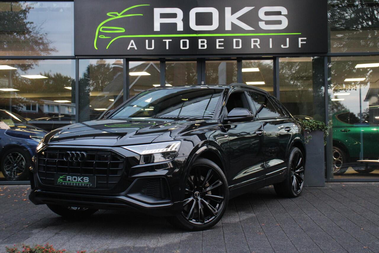 Audi Q8 55 TFSI e Quattro Pro Line S Black-Optic 360Camera/Headup/Keyless/SoftClose/B&O/Leder/Luchtvering/Panoramadak/23inch