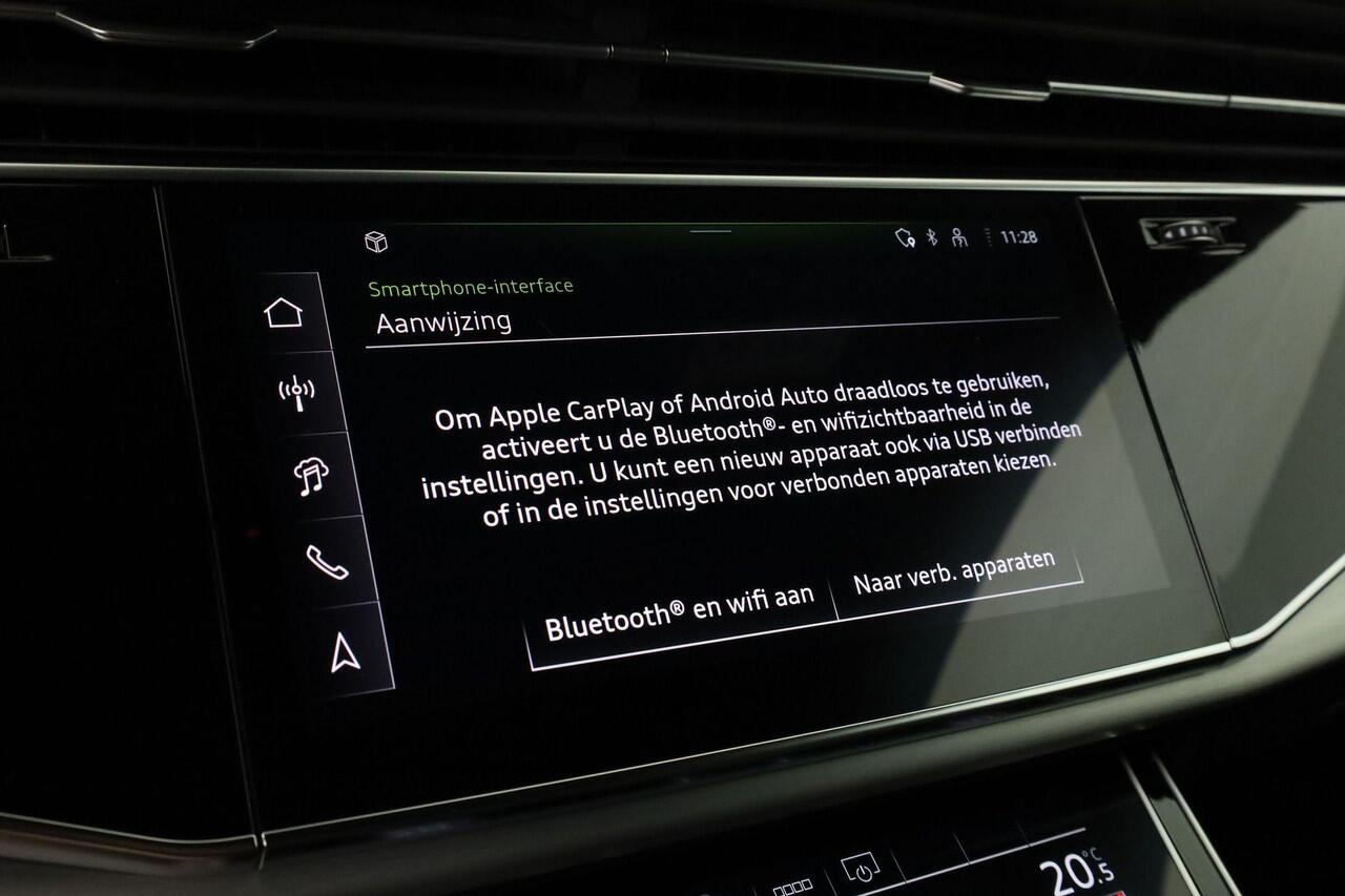 Audi Q8 55 TFSI e 394 pk Pro Line S quattro | Sportstoelen plus voorin | Glazen panoramadak | Trekhaak en aanhangerassistent | Bang & Olufsen Premium 3D sound system