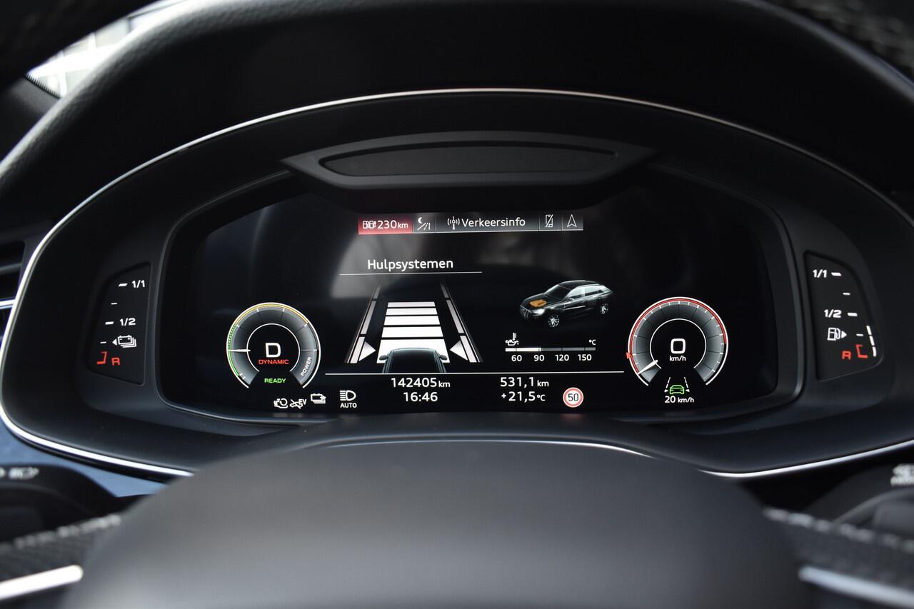 Audi Q8 55 TFSI e Quattro Pro Line S | ACC | RS-Seats | Head-Up | B&O | Softclose | 22'' Wielen | Stuurverwarming | Matrix | Nachtzicht |