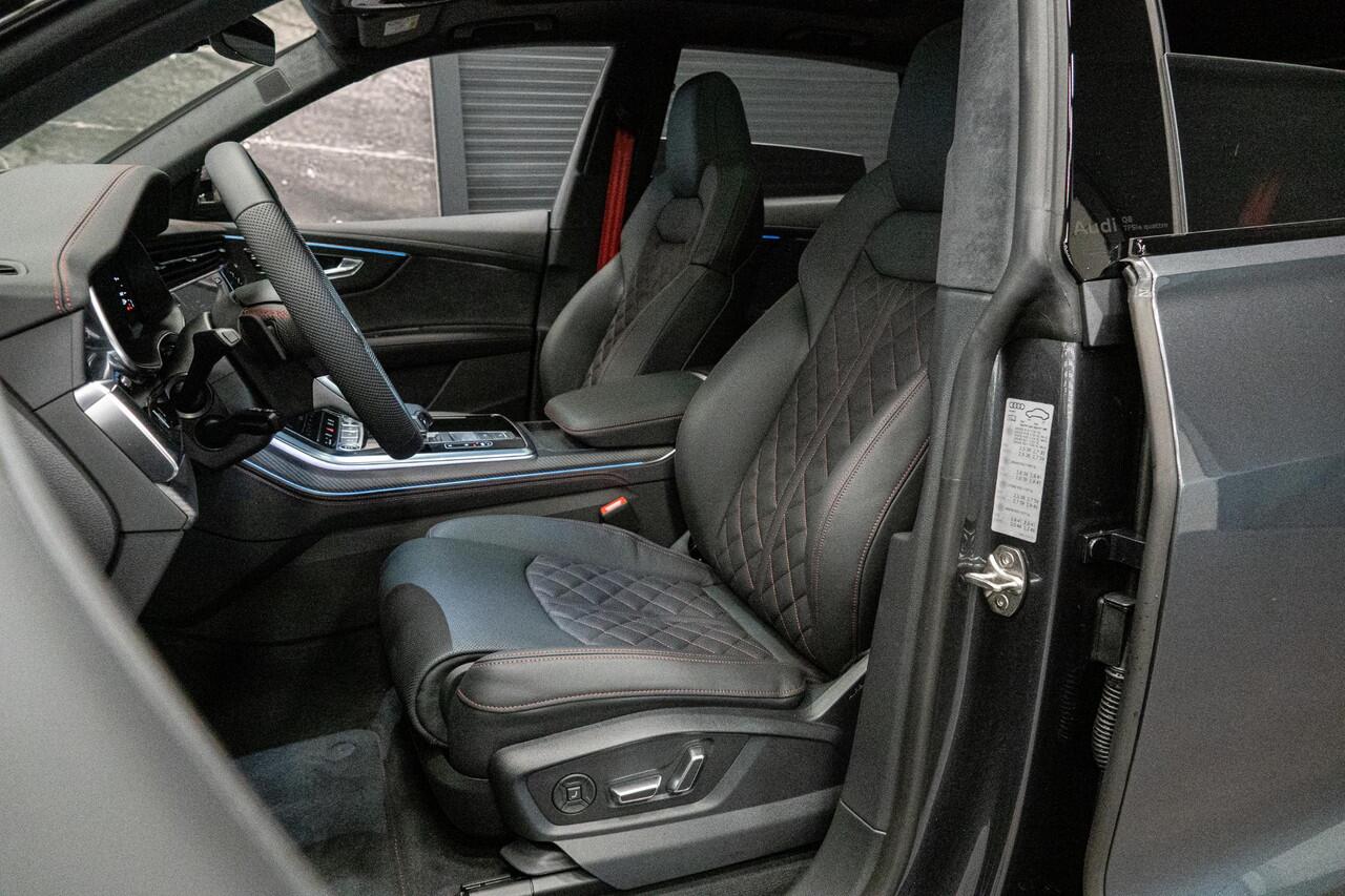 Audi Q8 60 TFSI e quattro Pro Line S Competition *Vierwielbesturing / Bang & Olufsen / Carbon-pakket / Stoelmassage & -ventilatie / Panorama / Soft-Close*