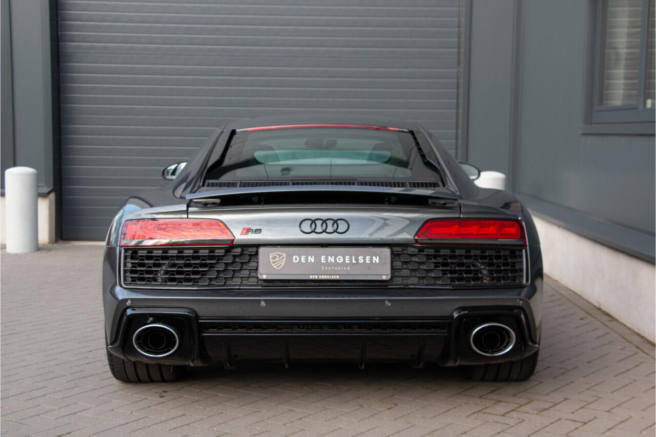 Audi R8 5.2 performance RWD 570 PK | BTW | B&O Sound | Keyless Entry | Led | Camera | Stoelverwarming | Apple & Android Carplay | PPF-folie | Valcona Leder | 20"| Draadloze telefoonlader | Cruise control | Daytona |