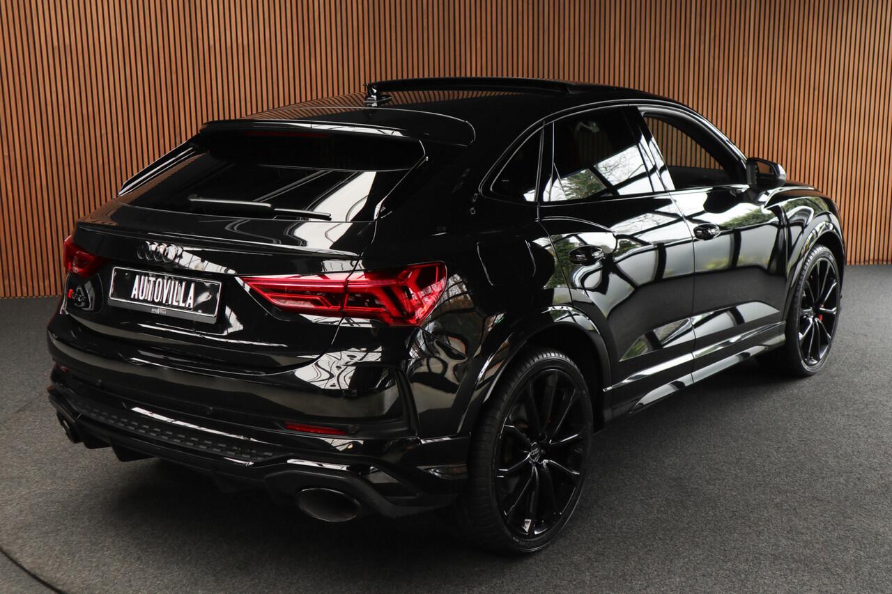 Audi RS Q3 RSQ3 Sportback TFSI 360° Panorama ACC Sonos Memory Leer Navi Sonos Climate voor en achter PDC 21" LM velgen Fabrieksgarantie t/m 2029!