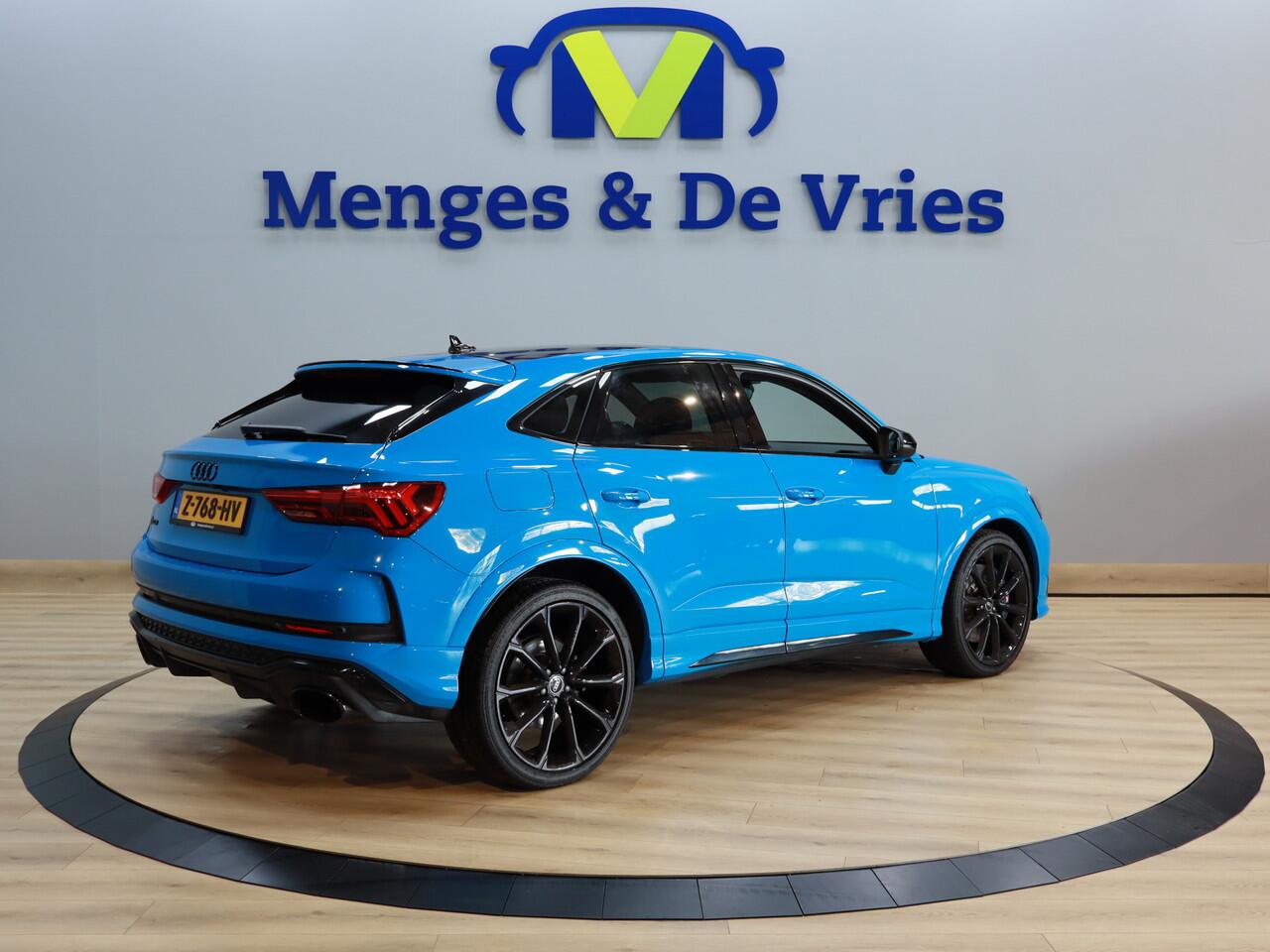 Audi RS Q3 Sportback TSFI 400 PK Airco ECC | LED | B&O | Virtual | Adaptive Cruise | Apple Carplay Android Auto | Sfeer | Stoelverwarming | Isofix |