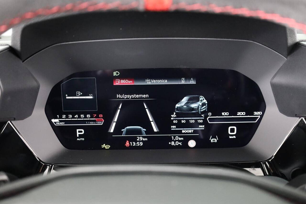 Audi RS3 Sportback 2.5 TFSI quattro 400pk | Private Lease vanaf ¤ 1.433,- per maand | Panoramadak | RS-sportuitlaatsysteem | RS carbon glanszwart | topsnelheid 280 km/h | Adaptief onderstel