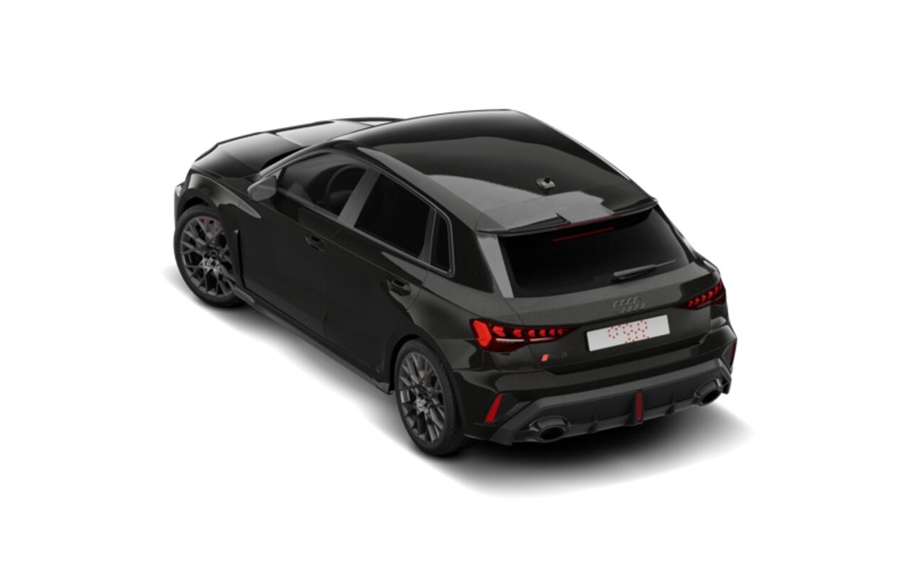 Audi RS3 Sportback 400 S tronic Automaat | Glazen panoramadak | Sportuitlaat | RS exterieurdelen zwart | MMI navigatie plus | Climate pakket plus | Assistentiepakket Rijden en Parkeren Plus | Matrix-ledkoplampen, ledachterlichten en koplampsproeiers | Virtual cock