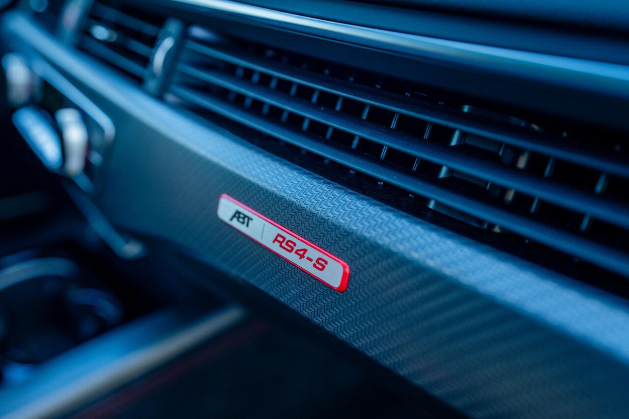 Audi RS4 ABT RS4-S Avant 2.9 TFSI 510pk quattro | ABT RS4-S | RS dynamic | Panoramadak | B&O | Tour | City | 360 camera | Head up | Massagefunctie | ABT Power S | ABT GR21 | ABT uitlaatsysteem