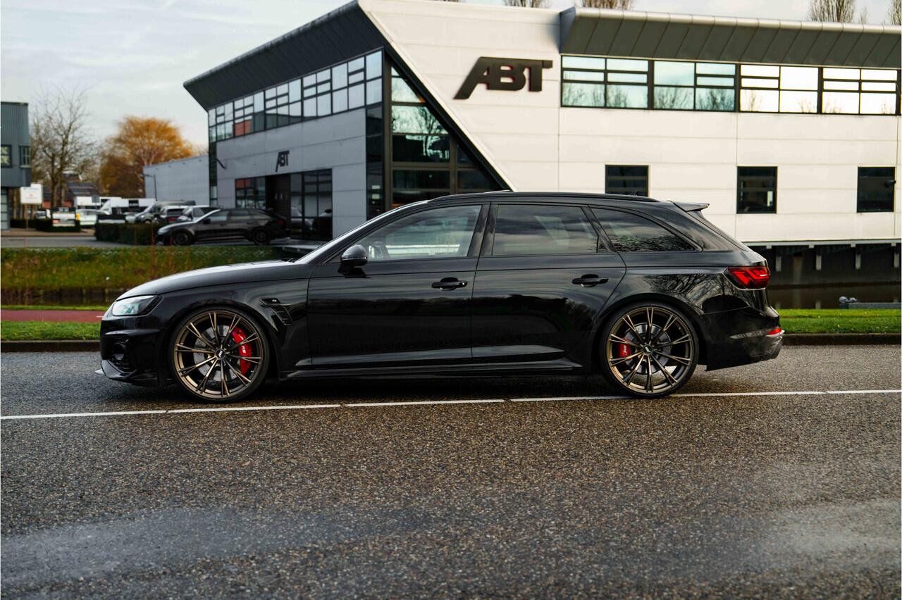 Audi RS4 ABT RS4-S Avant 2.9 TFSI 510pk quattro | ABT RS4-S | RS dynamic | Panoramadak | B&O | Tour | City | 360 camera | Head up | Massagefunctie | ABT Power S | ABT GR21 | ABT uitlaatsysteem