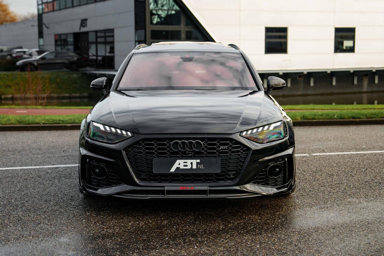 Audi RS4 ABT RS4-S Avant 2.9 TFSI 510pk quattro | ABT RS4-S | RS dynamic | Panoramadak | B&O | Tour | City | 360 camera | Head up | Massagefunctie | ABT Power S | ABT GR21 | ABT uitlaatsysteem