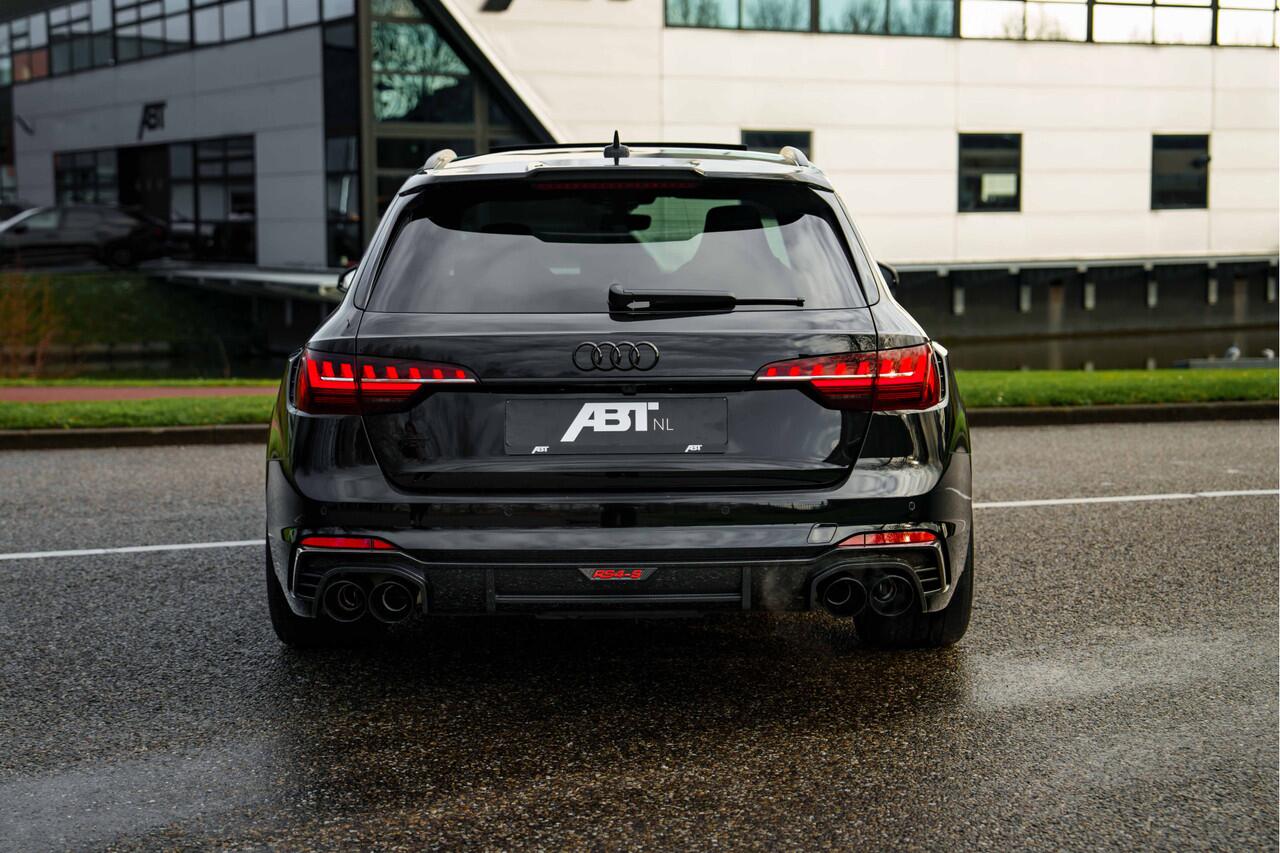 Audi RS4 ABT RS4-S Avant 2.9 TFSI 510pk quattro | ABT RS4-S | RS dynamic | Panoramadak | B&O | Tour | City | 360 camera | Head up | Massagefunctie | ABT Power S | ABT GR21 | ABT uitlaatsysteem