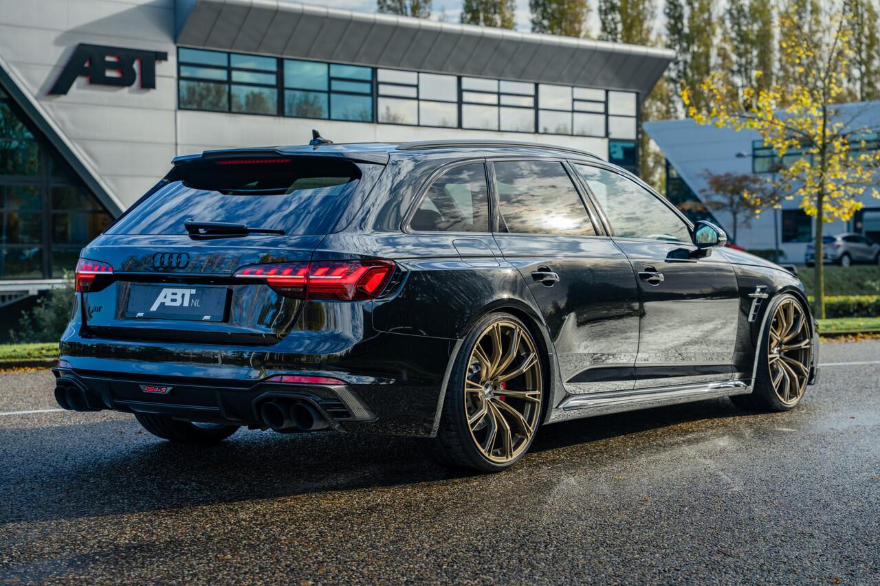 Audi RS4 ABT RS4-S Avant 2.9 TFSI 510pk quattro | ABT RS4-S | RS dynamic | Panoramadak | B&O | Tour | City | 360 camera | Head up | Massagefunctie | ABT Power S | ABT GR21 | ABT uitlaatsysteem