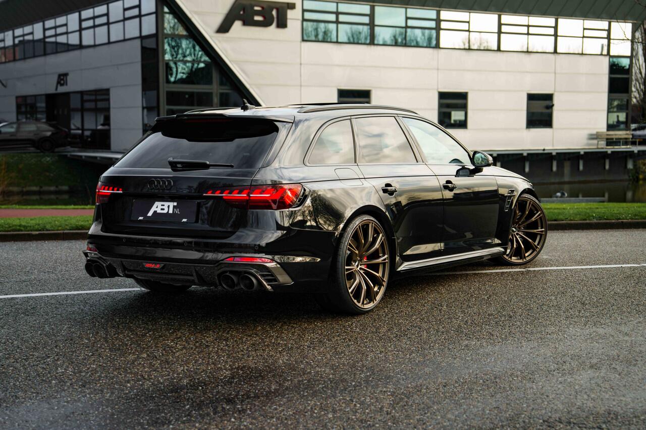 Audi RS4 ABT RS4-S Avant 2.9 TFSI 510pk quattro | ABT RS4-S | RS dynamic | Panoramadak | B&O | Tour | City | 360 camera | Head up | Massagefunctie | ABT Power S | ABT GR21 | ABT uitlaatsysteem