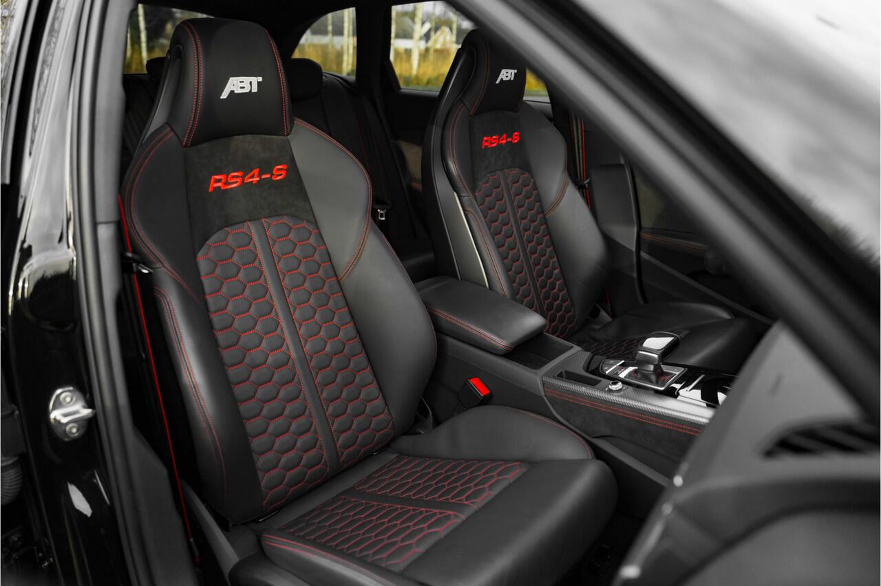 Audi RS4 ABT RS4-S Avant 2.9 TFSI 510pk quattro | ABT RS4-S | RS dynamic | Panoramadak | B&O | Tour | City | 360 camera | Head up | Massagefunctie | ABT Power S | ABT GR21 | ABT uitlaatsysteem