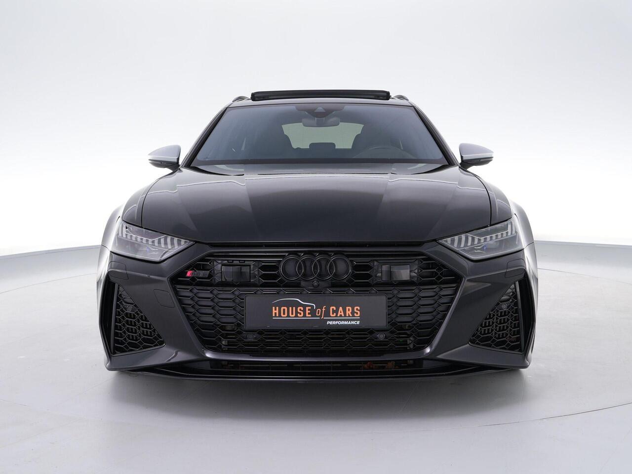 Audi RS6 Avant 600pk 4.0 TFSI quattro |dynamic ride control|achteras besturing|panoramadak|B&O|HUD|360 camera|memory|trekhaak|stoelverwarming & ventilatie|blind spot|Apple Carplay|