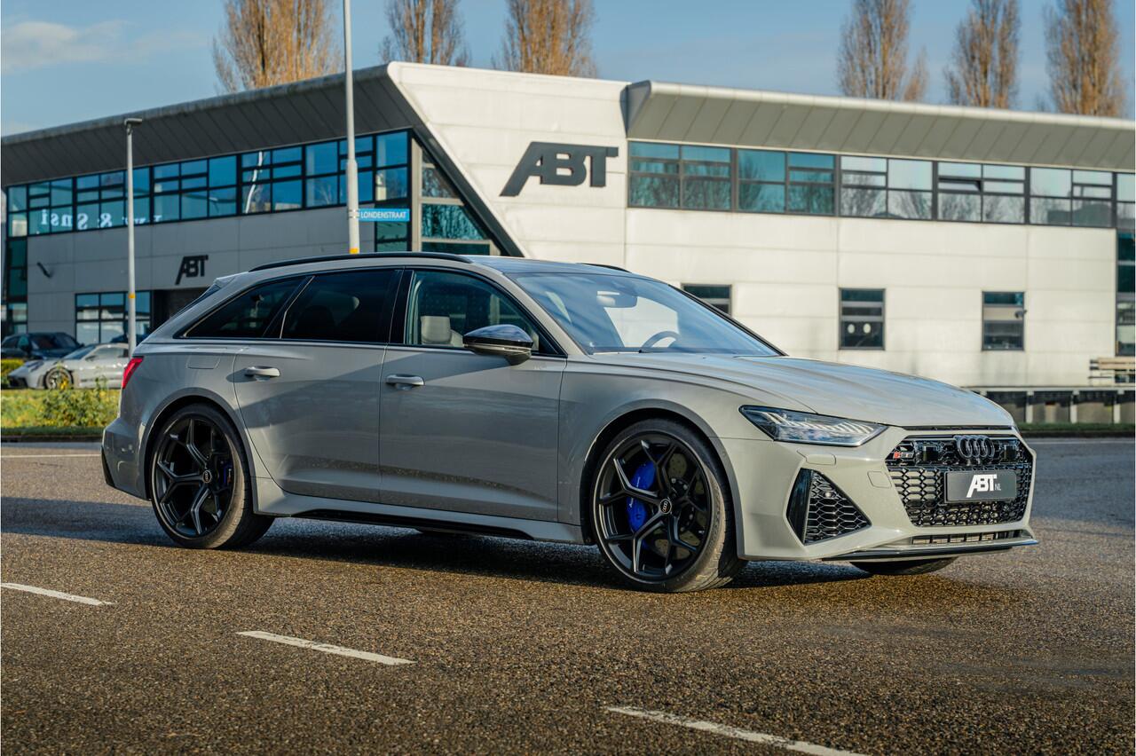 Audi RS6 Avant 4.0 TFSI quattro performance | B&O Advanced 3D | Dynamic plus | Keramische remmen | RS design pakket blauw plus | Alcantara hemel | blauw carbon interieur | DRC | Assistentiepakket plus | Panoramadak