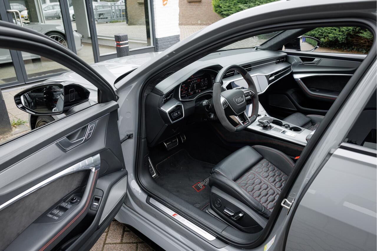 Audi RS6 4.0 TFSI Quattro Nardo Grey Pano - B&O 3D - 360 Camera - Head Up