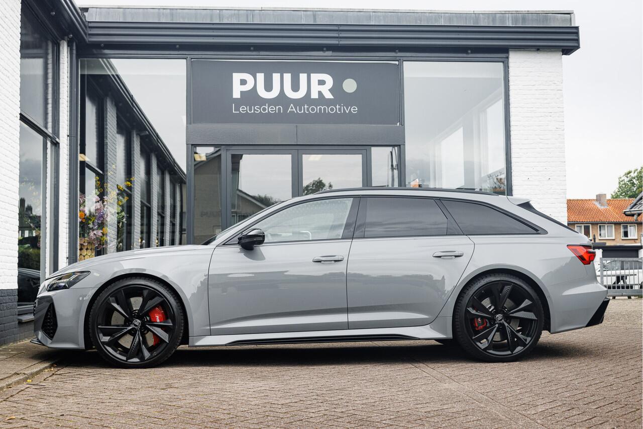 Audi RS6 4.0 TFSI Quattro Nardo Grey Pano - B&O 3D - 360 Camera - Head Up