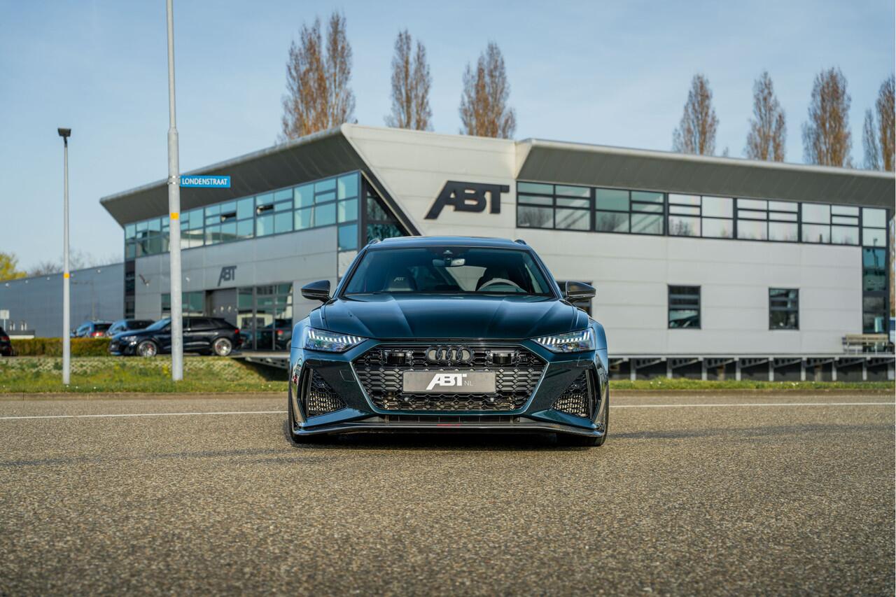 Audi RS6 ABT RS6-S 700pk | ABT HR22 Matt Racing Gold | Audi Exclusive | Carbon optiek | RS Design pakket rood | Dynamic plus incl keramisch | uitgebreid leder pakket HD Maxtrix LED | Panorama dak | Assistentiepakket Tour + City + Parkeren | B&O sound | Comfort sle