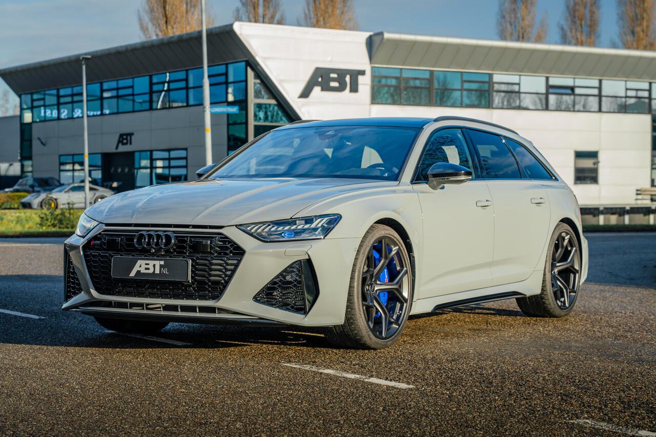 Audi RS6 Avant 4.0 TFSI quattro performance | B&O Advanced 3D | Dynamic plus | Keramische remmen | RS design pakket blauw plus | Alcantara hemel | blauw carbon interieur | DRC | Assistentiepakket plus | Panoramadak