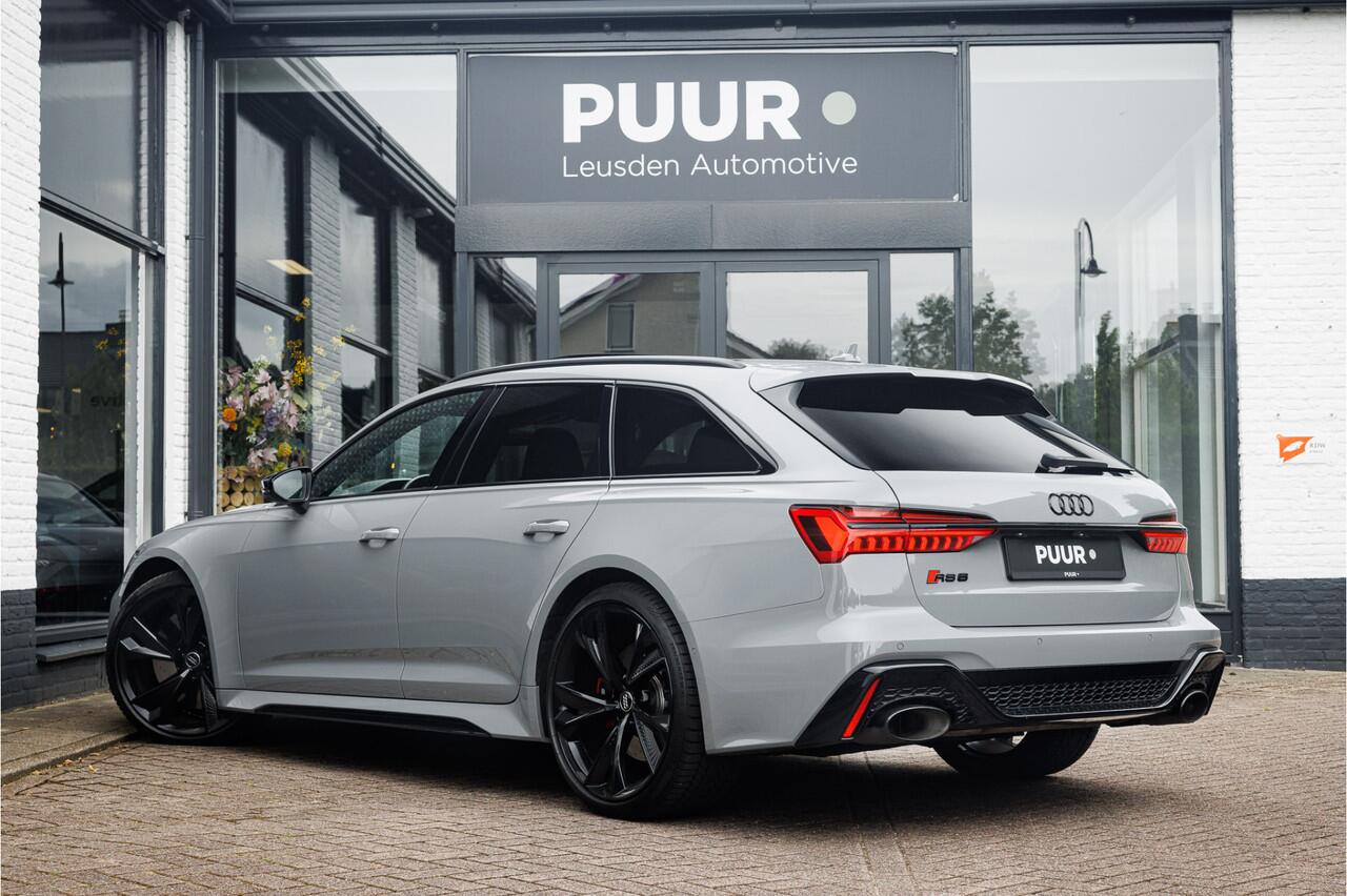 Audi RS6 4.0 TFSI Quattro Nardo Grey Pano - B&O 3D - 360 Camera - Head Up
