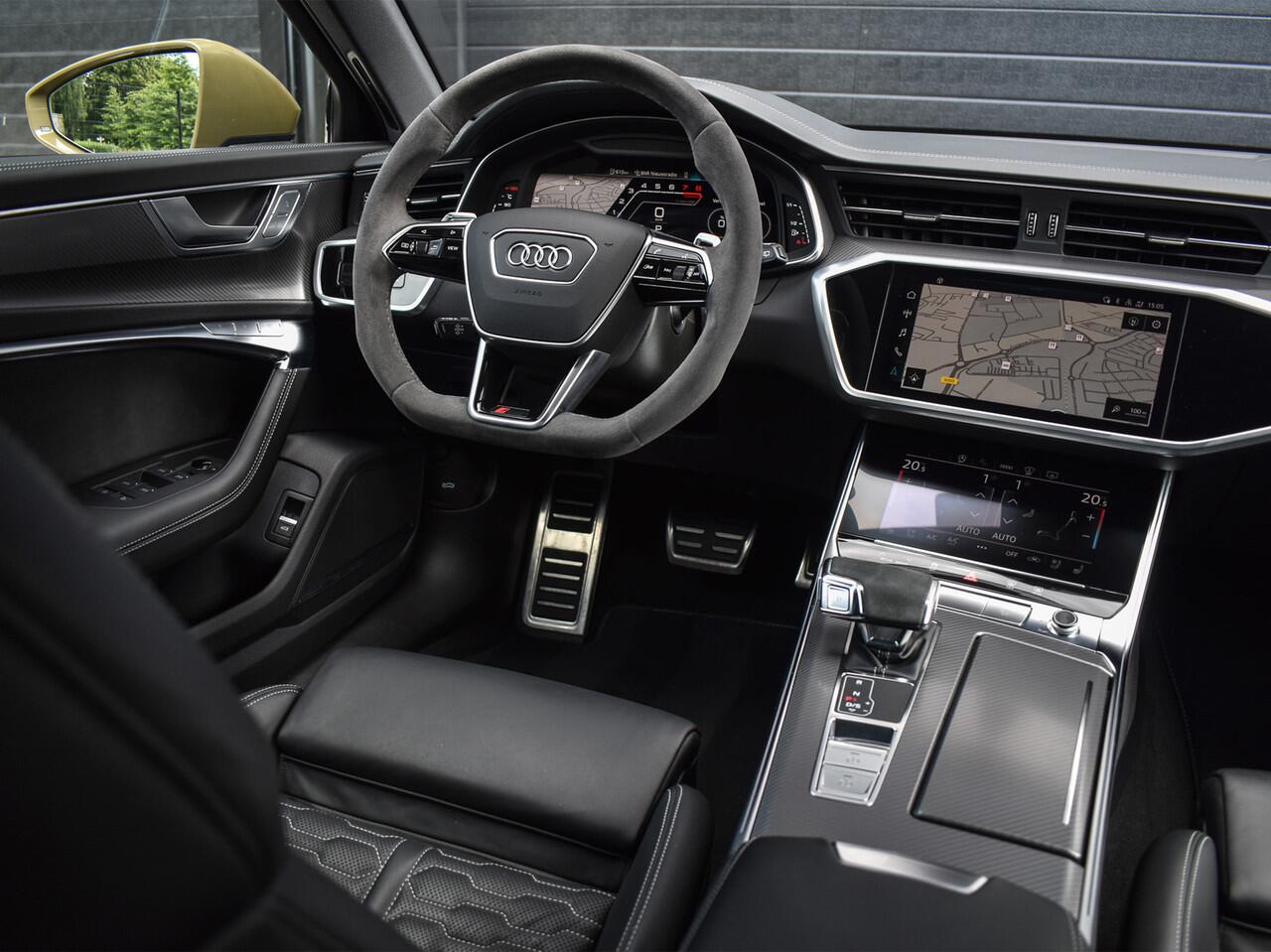 Audi RS6 Avant RS 6 TFSI QUATTRO | DYNAMIC PACK | B&O SOUND | RS-SPORTUITLAAT | DESIGN PACK | PANORAMADAK | HEAD-UP | SPORT-DIFFERENTIEEL | MATRIX-LED + LASER | AUDI EXCLUSIVE LAK | RS-SPORTSTOELEN + VENTILATIE | COMFORT AIRCO 4 ZONE | 4-WHEEL STEERING | ASSISTENT