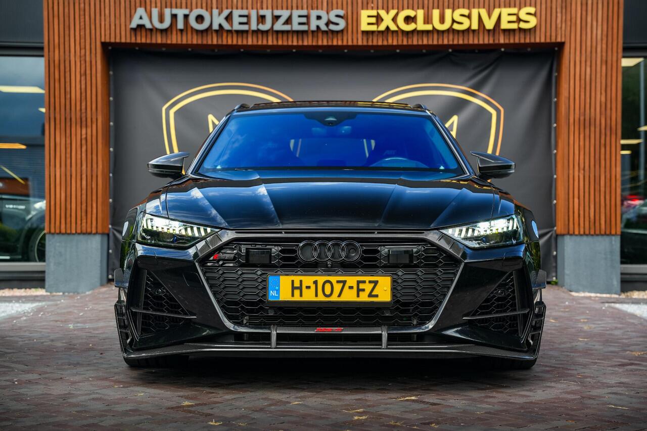Audi RS6 A6 Avant TFSI quattro ABT RS-R 1 of 125 Akrapovic Panodak Keramisch Stoelvent. B&O+ Eventuri 360 Camera 825 PK!