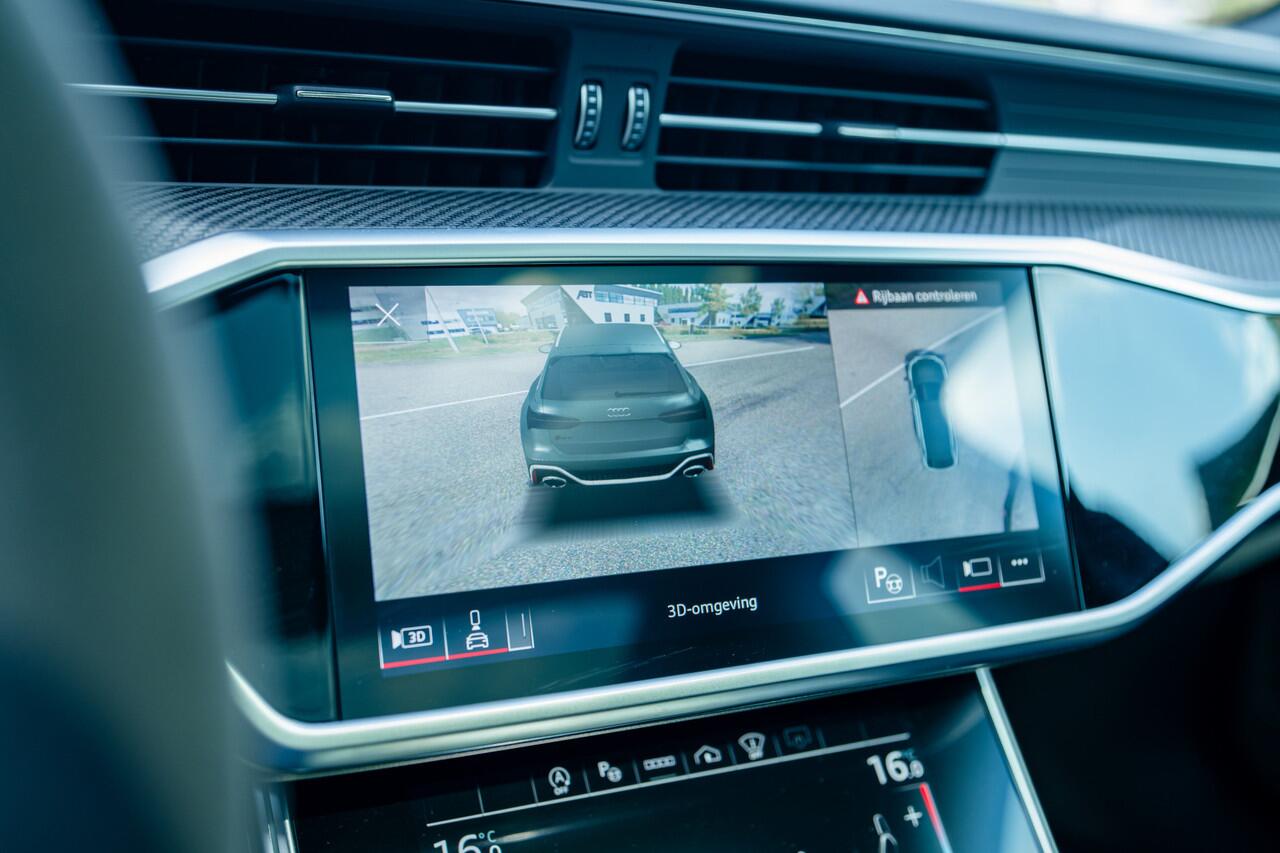 Audi RS6 Avant 4.0 TFSI quattro ABT | ABT HR22 Glossy Black | Audi Exclusive | Carbon optiek | Dynamic plus | Keramische remmen | Design pakket rood | Alcantara hemel | Panorama dak | Assistentiepakket plus | B&O Premium audio | Carbon spiegels | Carnon interieur 