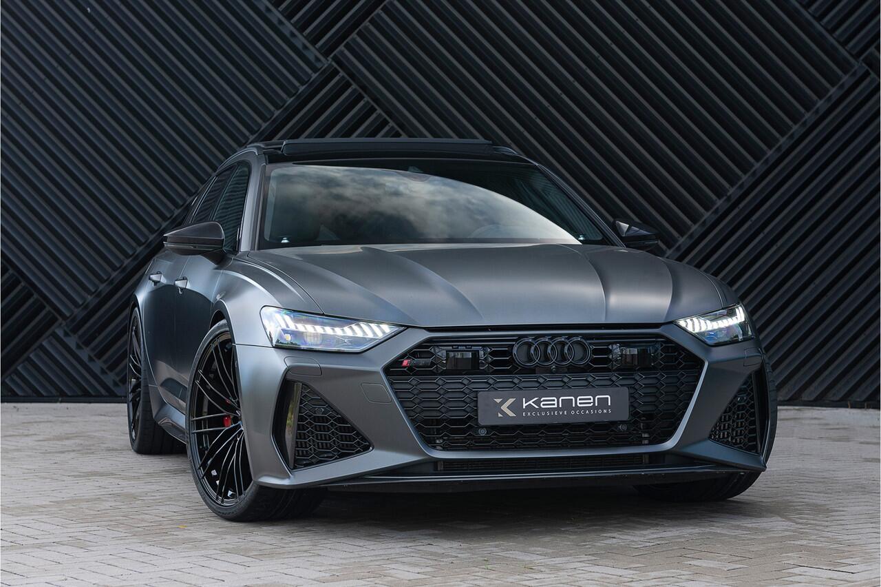 Audi RS6 4.0 TFSI Quattro Pano Keramisch 360 Matrix B&O Advan. 4Wiel Carbon RSdynamic Alcant.Hemel Luchtv. Stoelvent.