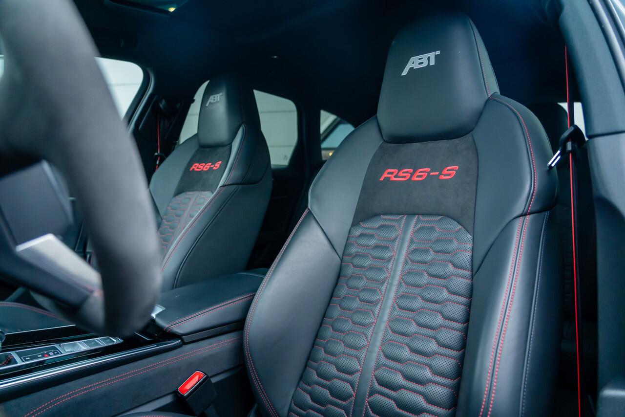Audi RS6 ABT RS6-S 700pk | ABT HR22 Matt Racing Gold | Audi Exclusive | Carbon optiek | RS Design pakket rood | Dynamic plus incl keramisch | uitgebreid leder pakket HD Maxtrix LED | Panorama dak | Assistentiepakket Tour + City + Parkeren | B&O sound | Comfort sle
