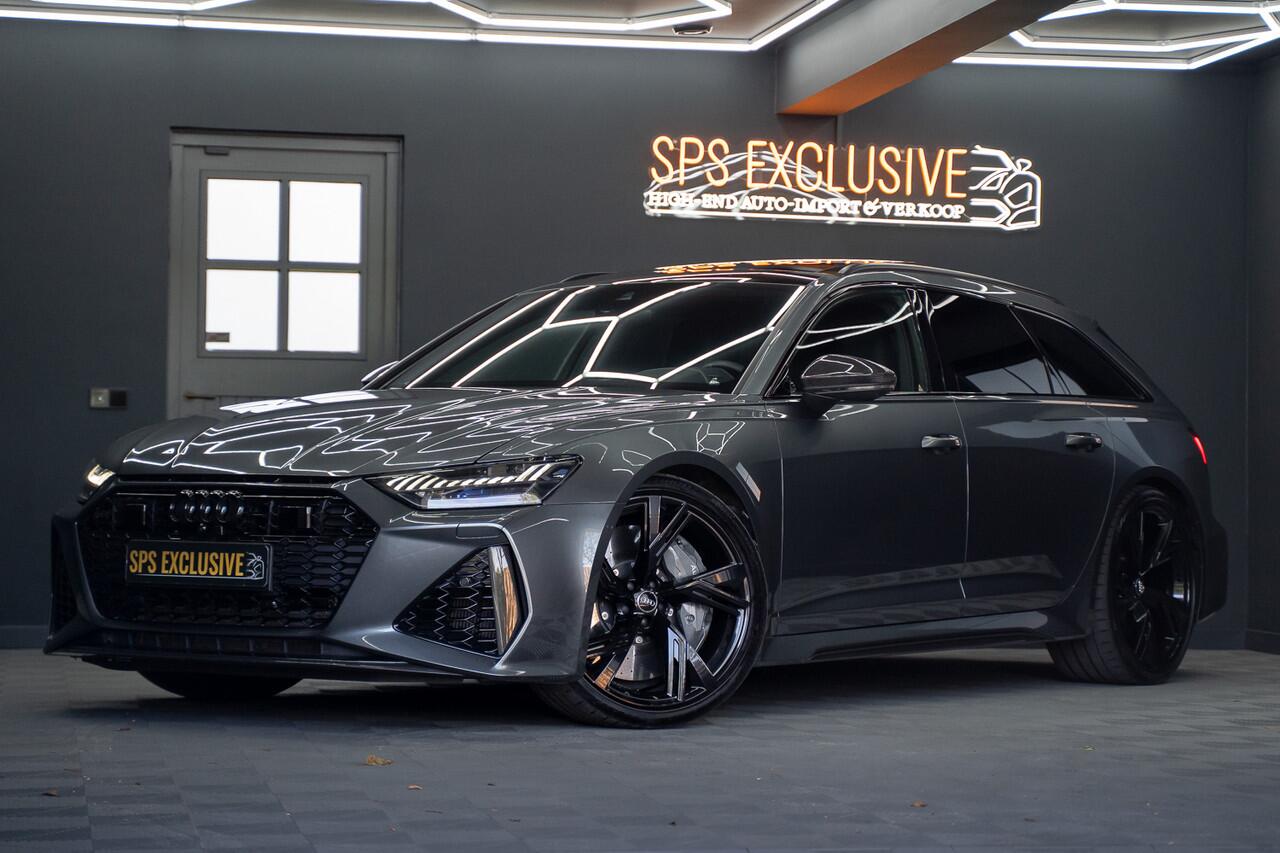 Audi RS6 A6 Avant TFSI quattro / Keramisch / B&O Adv./ Milltek / Pano / Carbon / Softcl. / 360 cam / Alarm Vol optie