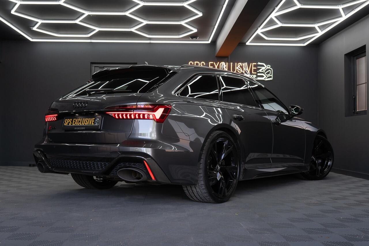 Audi RS6 A6 Avant TFSI quattro / Keramisch / B&O Adv./ Milltek / Pano / Carbon / Softcl. / 360 cam / Alarm Vol optie