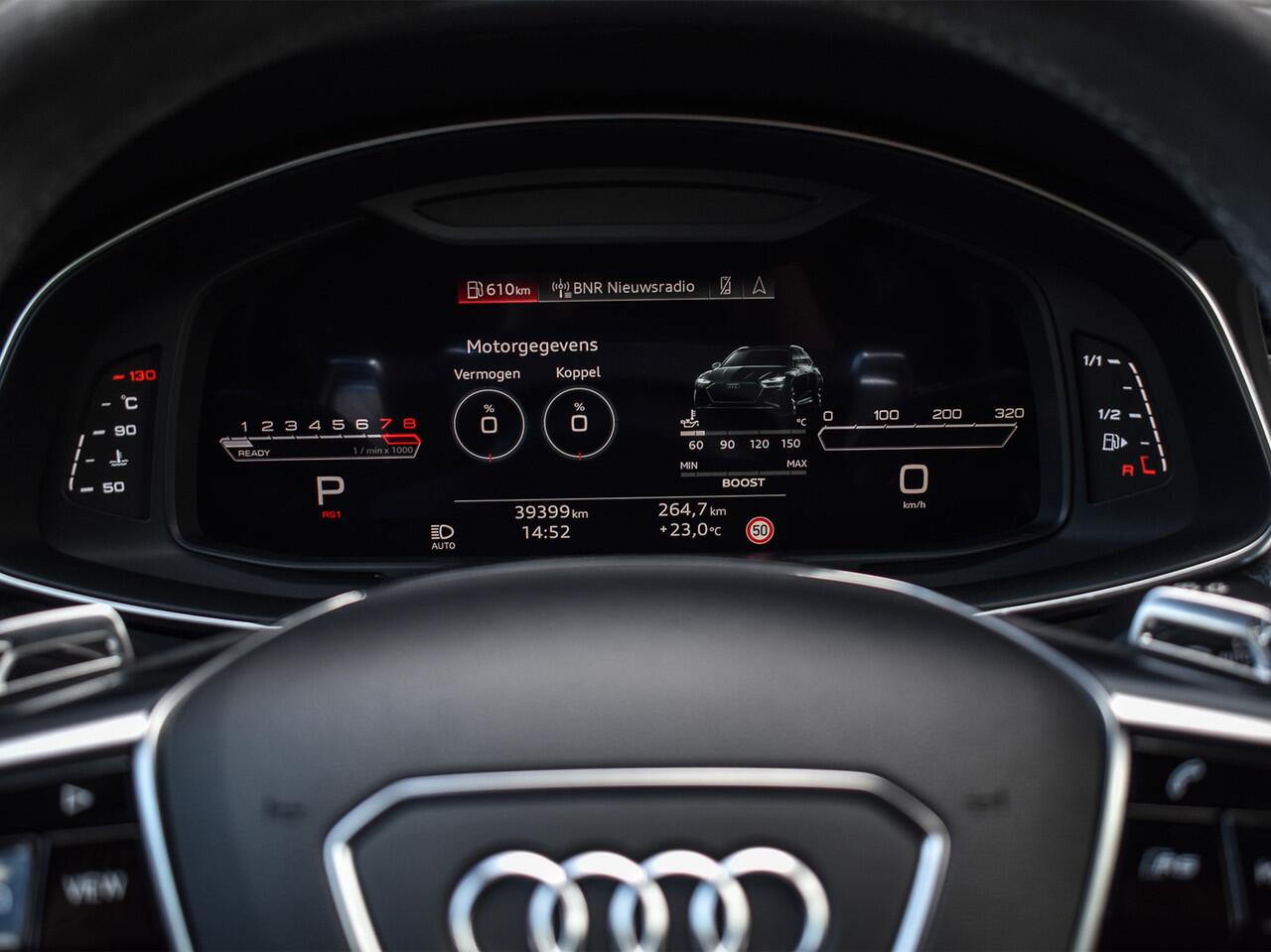 Audi RS6 Avant RS 6 TFSI Quattro 600pk Dynamic | B&O Sound | RS Sportuitlaat | Design Pack | Panoramadak | Head-Up | Sport Differntieel | Laser | Audi Exclusive Color | RS Seats | 4 Zone Climate | 4 Wheel Steering Assistent tour package