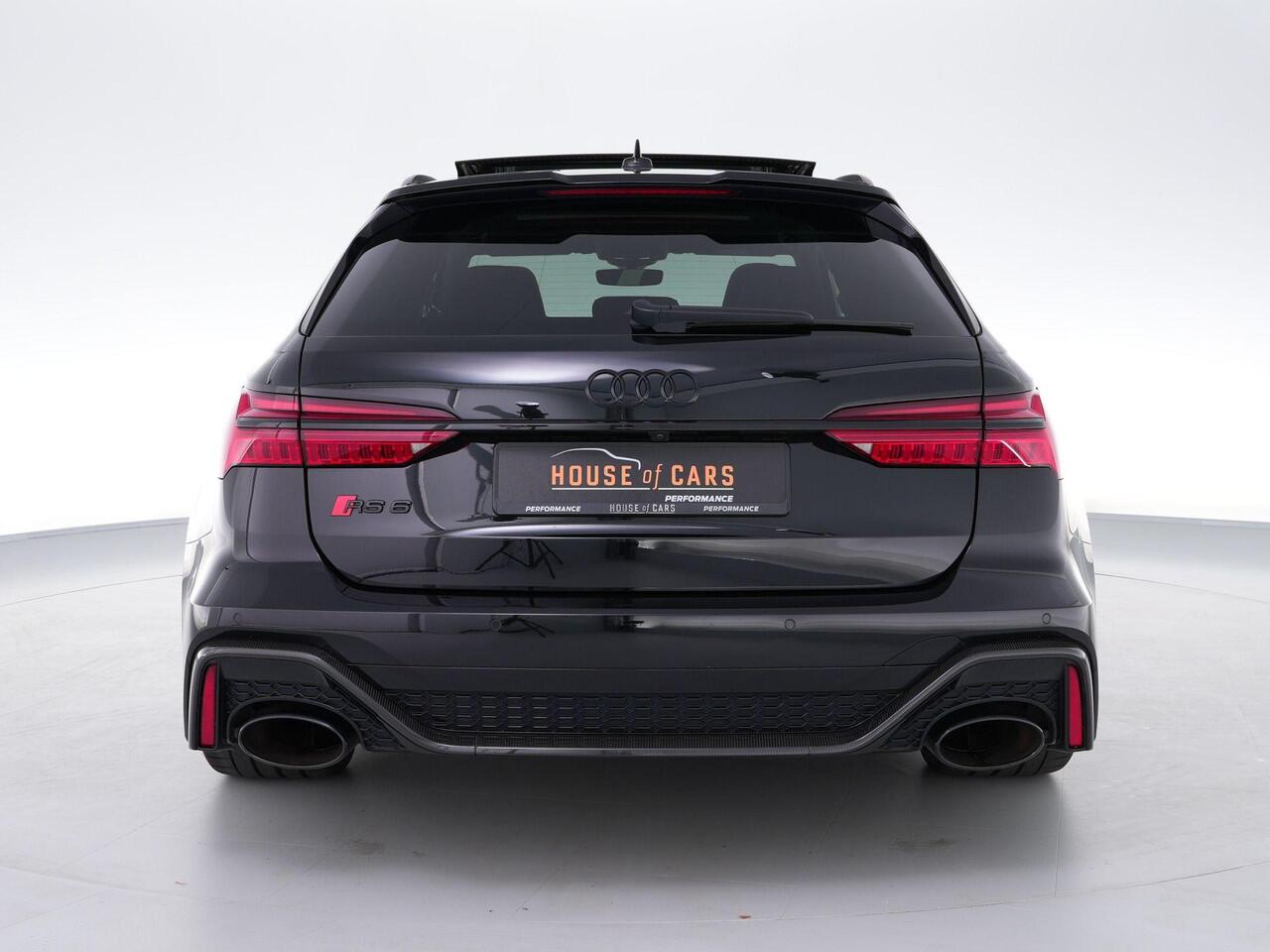 Audi RS6 Avant 600pk TFSI quattro |B&O Advanced|dynamic plus pakket|carbon pakket|luchtvering|keramisch|panoramadak|dynamic steering|HUD|BLIS|stoelventilatie|matrix LED|