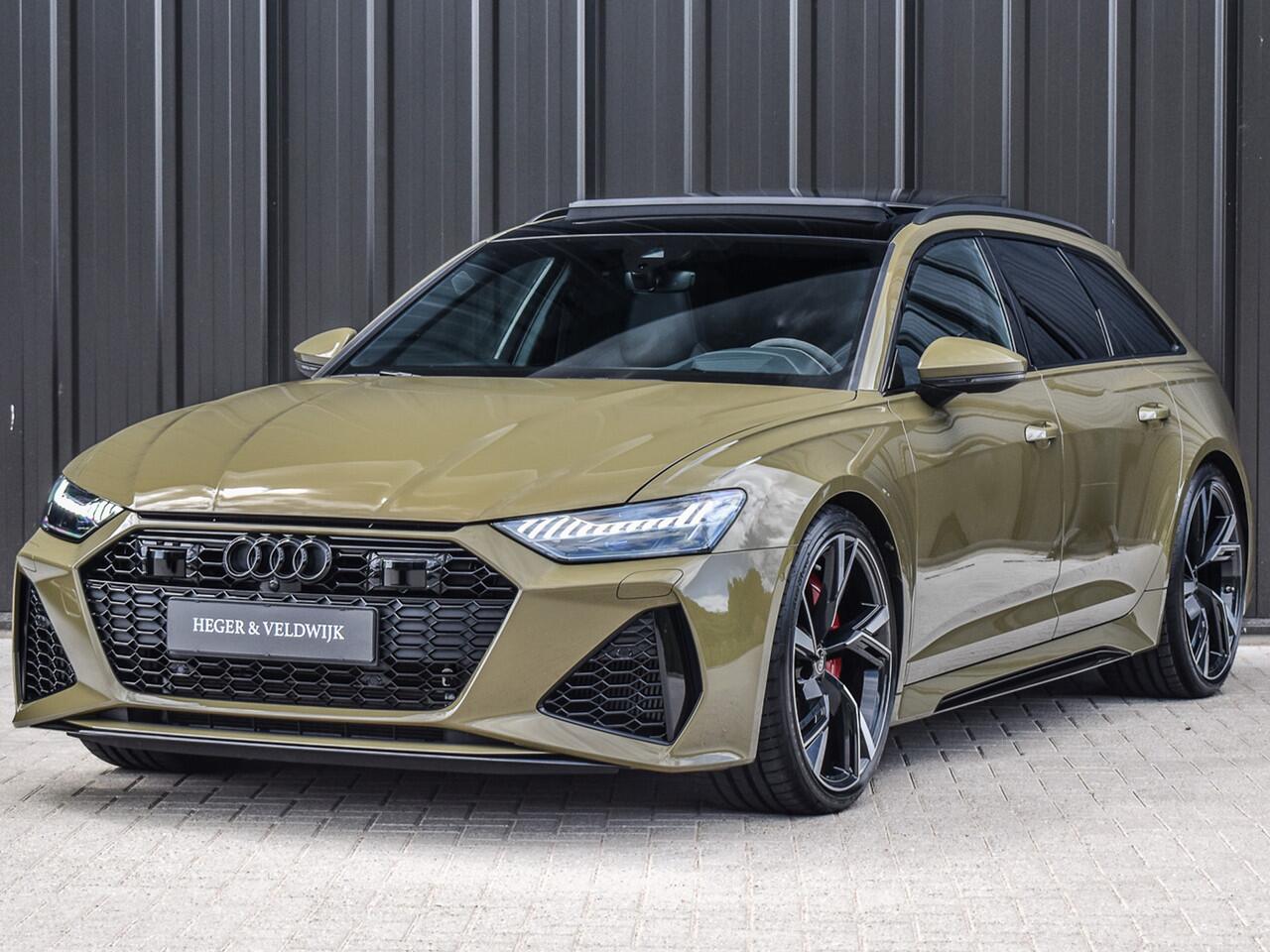 Audi RS6 Avant RS 6 TFSI Quattro 600pk Dynamic | B&O Sound | RS Sportuitlaat | Design Pack | Panoramadak | Head-Up | Sport Differntieel | Laser | Audi Exclusive Color | RS Seats | 4 Zone Climate | 4 Wheel Steering Assistent tour package