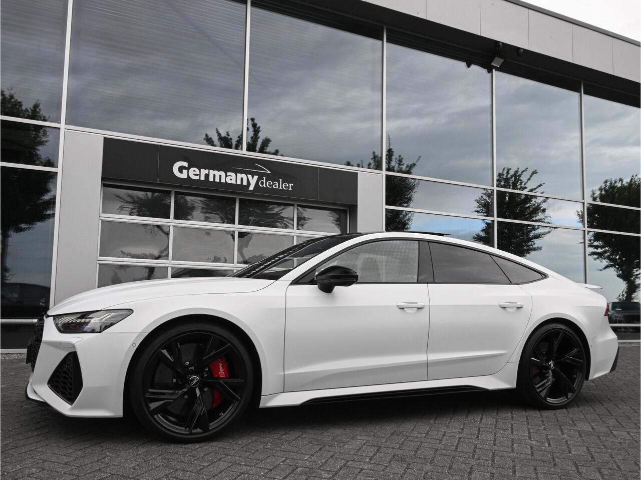 Audi RS7 Sportback 4.0TFSI 600pk Quattro Black optic Matt-Audi-Excl Keramiek B&O Pano 4W-best Softclose Carbon Head-Up