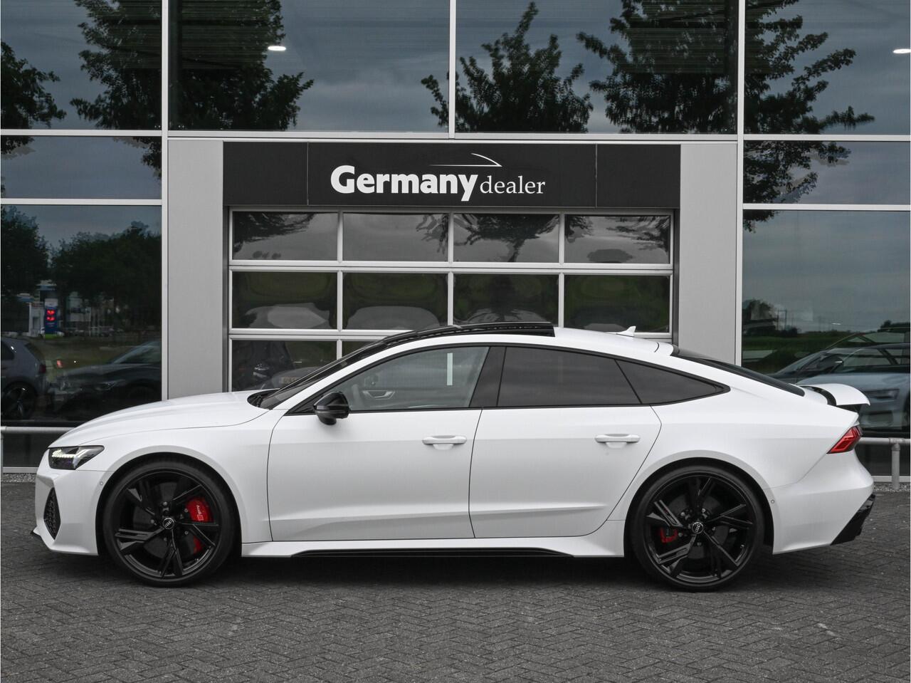 Audi RS7 Sportback 4.0TFSI 600pk Quattro Black optic Matt-Audi-Excl Keramiek B&O Pano 4W-best Softclose Carbon Head-Up