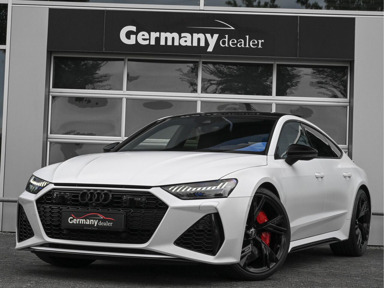 Audi RS7 Sportback 4.0TFSI 600pk Quattro Black optic Matt-Audi-Excl Keramiek B&O Pano 4W-best Softclose Carbon Head-Up