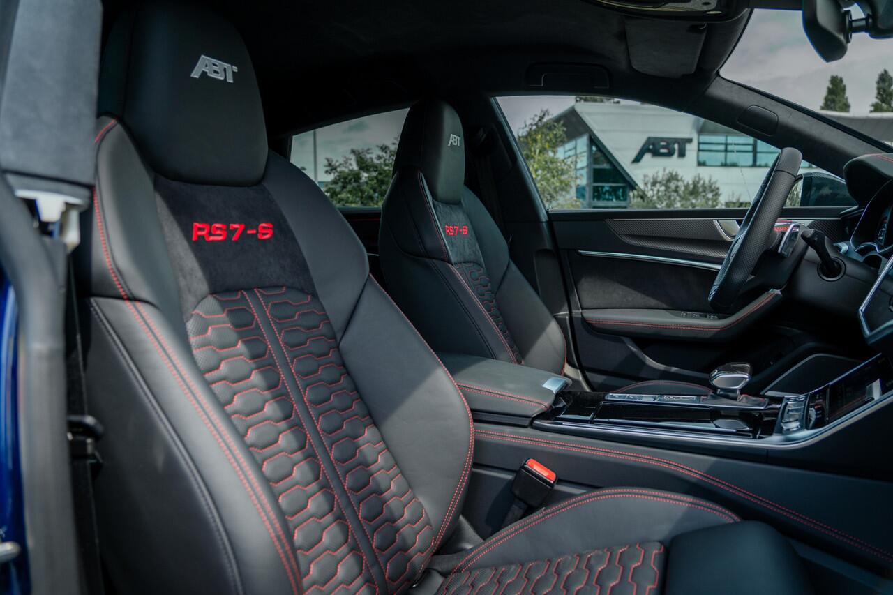 Audi RS7 Sportback ABT RS7-S | ABT HR22 matt racing gold | Akrapovic | Audi Exclusive | Carbon optiek | B&O Advanced | Dynamic plus | design pakket rood | alcantara hemel | Carbon interieur | akoestische voorruit