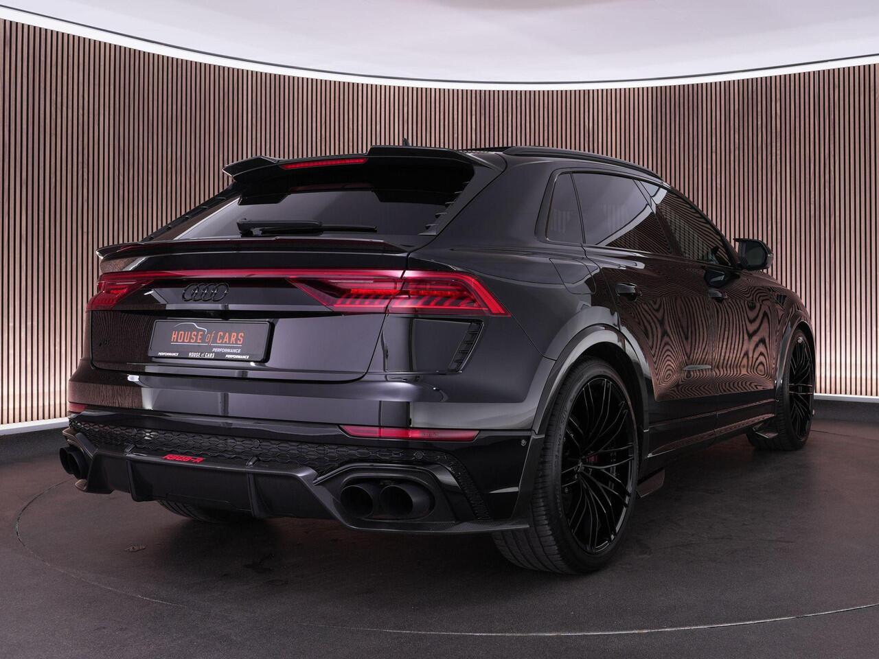 Audi RSQ8 RSQ8-R ABT 4.0 740pk TFSI quattro |Incl. BTW|1 of 125|Carbon exterieur|RS-dynamic plus|panoramadak|Bang&Olufsen|massage|HUD|memory|360° camera|stoelverwarming en verkoeling|Apple Carplay|