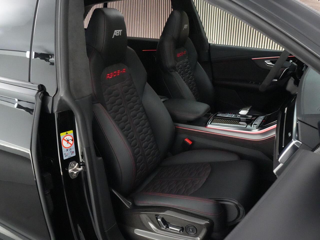 Audi RSQ8 RSQ8-R ABT 4.0 740pk TFSI quattro |Incl. BTW|1 of 125|Carbon exterieur|RS-dynamic plus|panoramadak|Bang&Olufsen|massage|HUD|memory|360° camera|stoelverwarming en verkoeling|Apple Carplay|